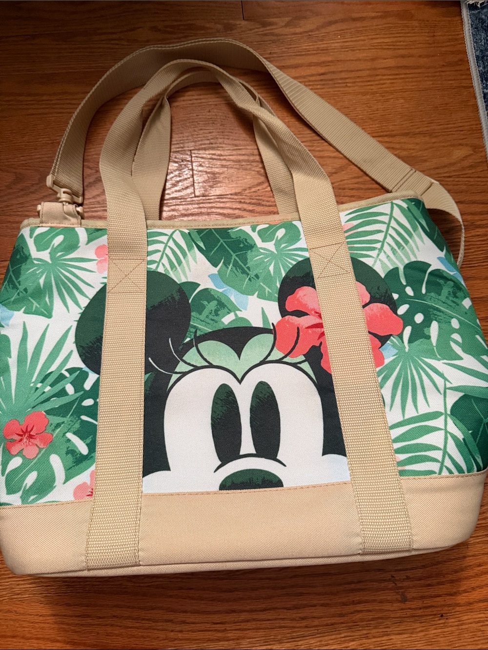 Disney Store Mickey and Minnie Tropical Hideaway Cooler Bag